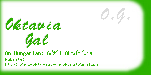 oktavia gal business card